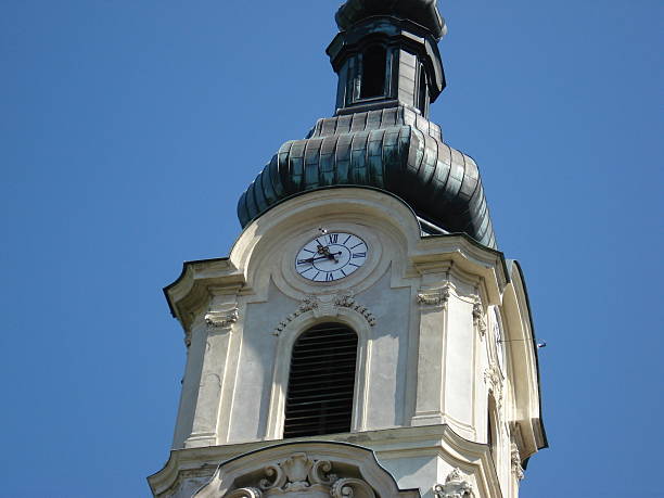 Detail of Kaasgraben Kirche Vienna stock photo