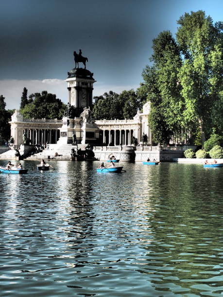istock El Retiro Park and Pond. Boats 1399802127