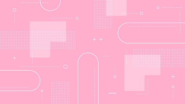 современный абстрактный фон с элементами ретро и светло-розовым цветом - 3675 stock illustrations