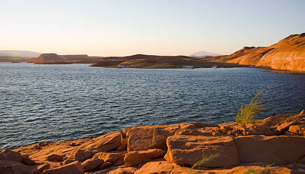 istock Lake Powell Rocks and Water Sunset 139981122