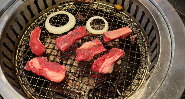 istock Korean beef grill, BBQ cooking 1399811377