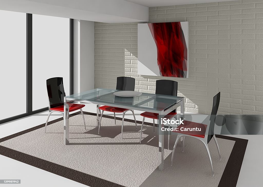 Sala da pranzo - Foto stock royalty-free di Ambientazione interna