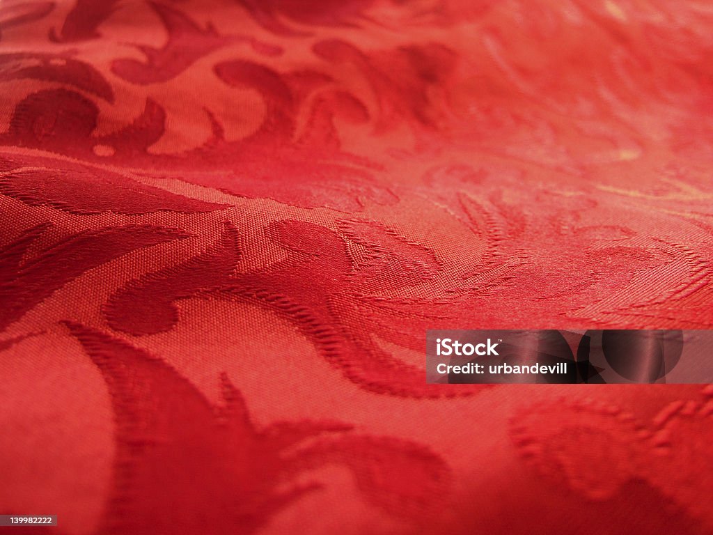 Gros plan de tissu rouge doux - Photo de Abstrait libre de droits