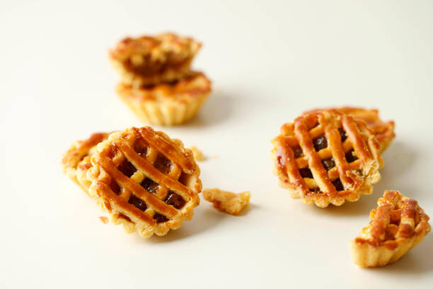 istock Pineapple Pie or Nastar Keranjang, Popular as Ananas Tart. Pie Cruts with Pineapple Jam Inside and Topped with Latice Pie. 1399828127