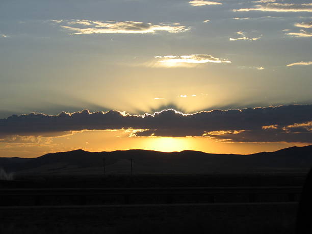 Dramatic Sunset stock photo