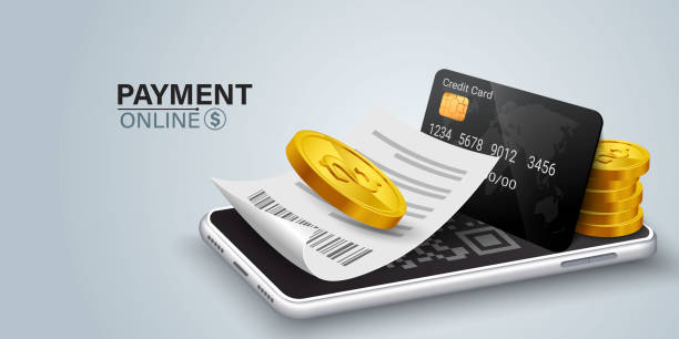 istock Bill of expenses is on mobile phone.Pay bills with mobile phone.Online shopping spending.Online shopping via smartphone.Bill payment flat isometric vector concept of mobile payment, shopping, banking. 1399829875