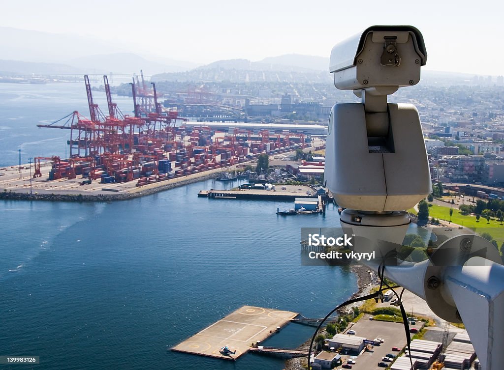 Kamery monitoringu - Zbiór zdjęć royalty-free (Port)