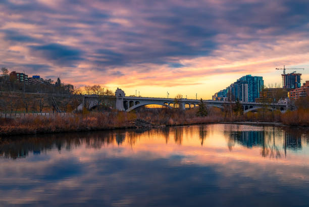 istock Colourful Sunrise City Reflections 1399832549
