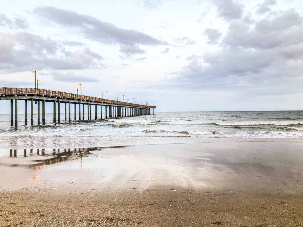 istock Pier at Myrtle Beach- reaching into Atlantic 1399835162