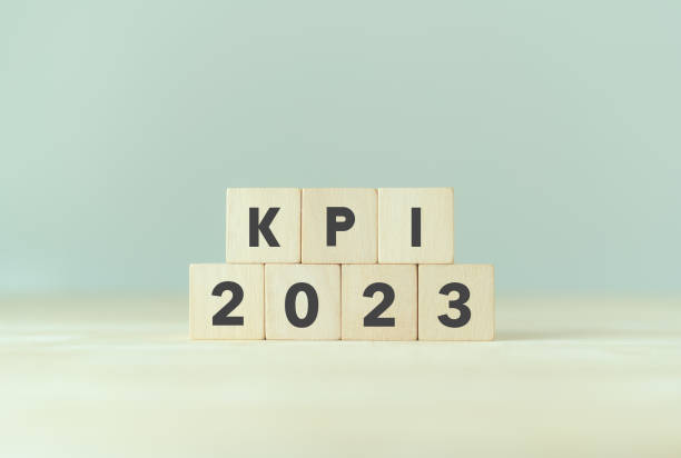 istock 2023 KPI, Key Performance Indicator. Business goals, performance results and indicators . Business planning and measure success, target achievement. Wooden cubes with KPI 2023 on smart background. 1399840672
