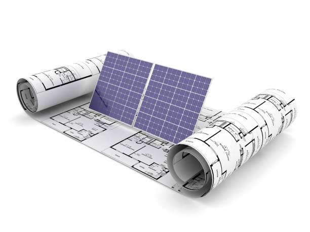 istock Solar panels renewable energy environmental conservation zero waste planning 1399844493