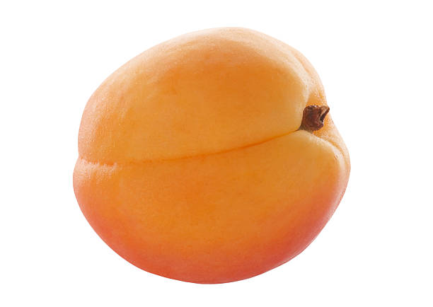 isolated peach