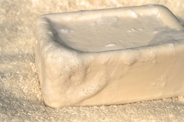 bar of soap stock photo