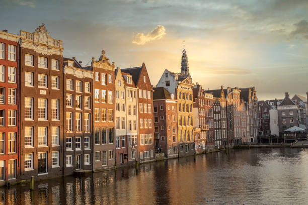 istock Houses in Amsterdam along the canal 1399850742