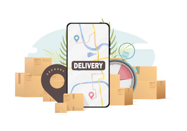 istock Moving and delivery as a concept. There are a lot of boxes and other items. Illustration in vector format. 1399853516
