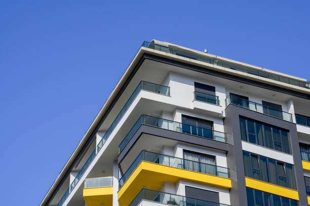 istock A small fragment of a modern apartment building. 1399853789