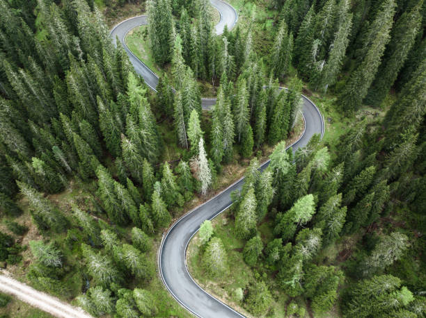 istock sneaking road in the dolomites 1399857585