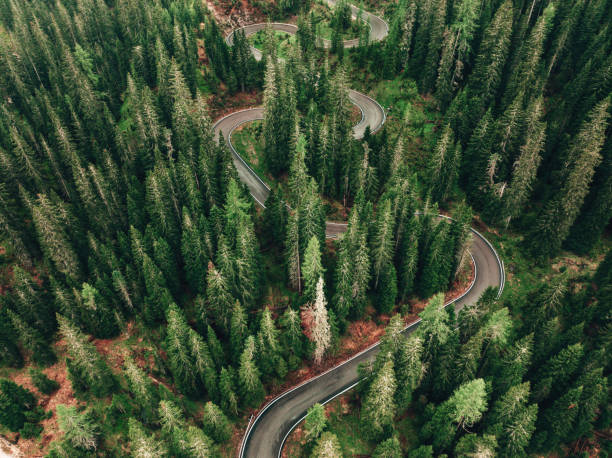 istock sneaking road in the dolomites 1399857617