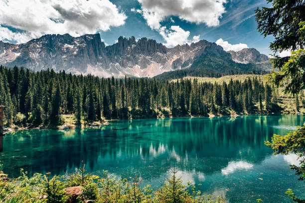 istock carezza lake in a summer day 1399857645