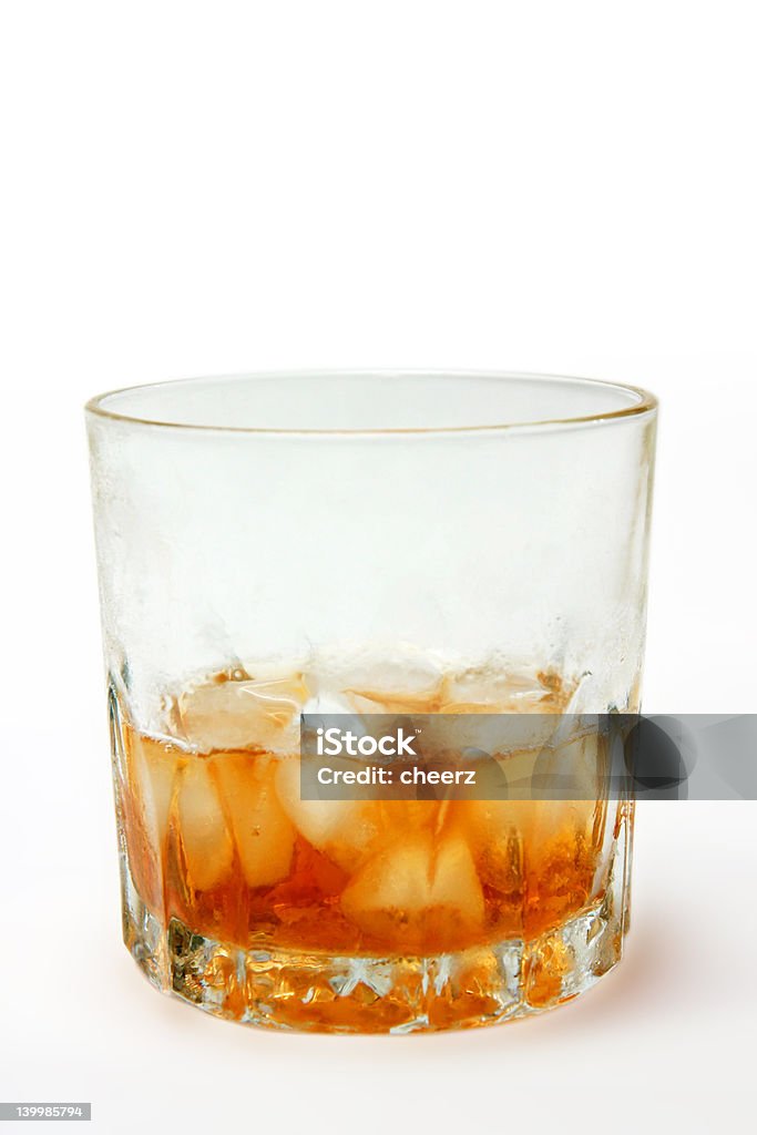 Whiskey on the rocks - Lizenzfrei Alkoholisches Getränk Stock-Foto