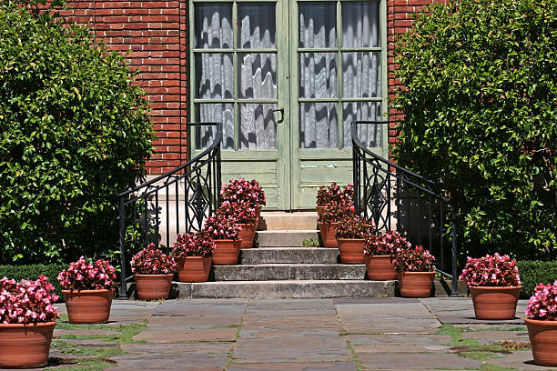 istock Doorway_with_Flower_Pots 139985840