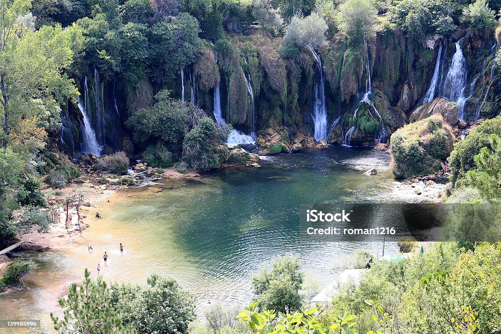Kravica Waterfall in Kravica,Bosnia and Herzegovina Kravica Waterfall Stock Photo