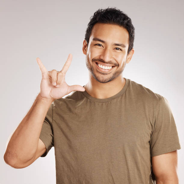 istock Handsome young mixed race man gesturing 