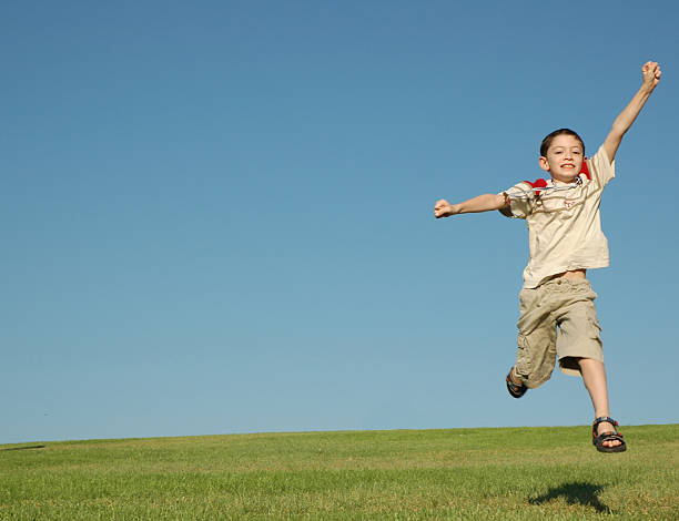 istock Happ boy with gold medal 139986696