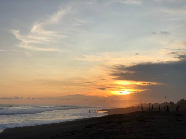 istock The view towards the sunset on the beach 1399867512