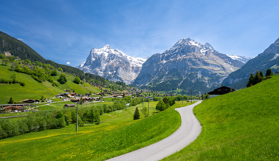 Amazing alpine landscape in Switzerland
