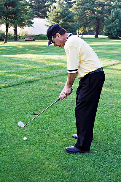 Fairway Play stock photo