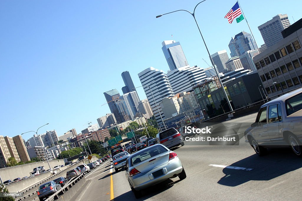 Seattle traffico - Foto stock royalty-free di Seattle