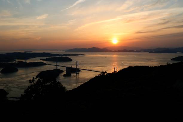 istock Kurushima Kaikyo Bridge. Shimanami Sea Route. 1399875889
