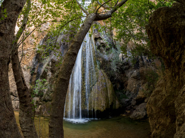 istock The Gorge and waterfall of Milonas 1399877963