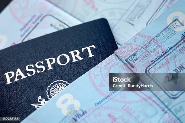 Passport Stock Photo - Download Image Now - Passport, Blue, Travel