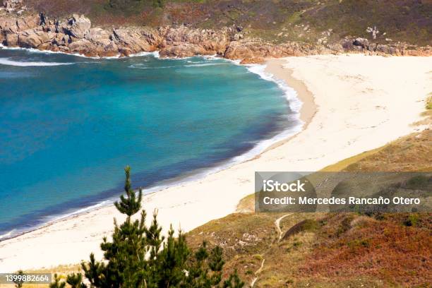 View Of Beautiful Lourido Beach Near Muxía Galicia Spain Stock Photo - Download Image Now