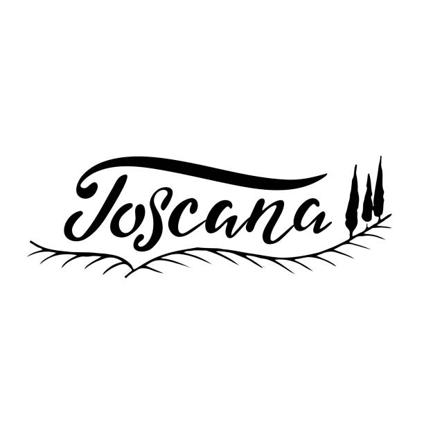 illustrations, cliparts, dessins animés et icônes de toscana. italie. illustration vectorielle - valley type