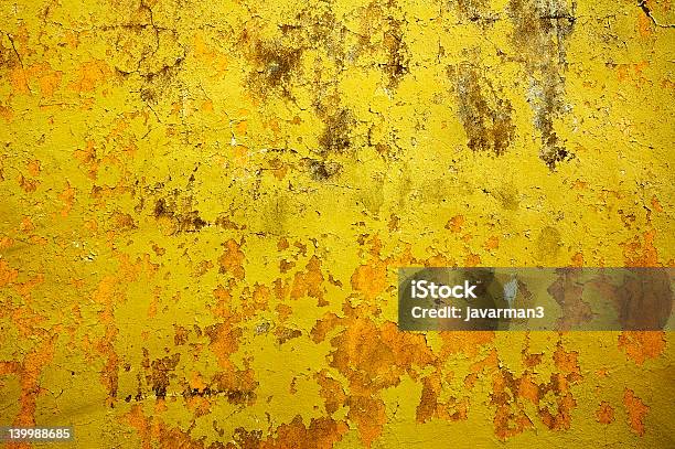 Gelbe Wand Perfekte Grunge Hintergrund Stockfoto und mehr Bilder von Abstrakt - Abstrakt, Alt, Antiquität
