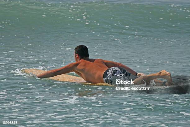 Surfer 3 Stock Photo - Download Image Now - Adult, Back, Breaking Wave