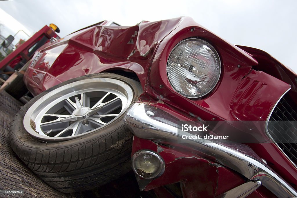Acidente de automóvel - Foto de stock de Amassado royalty-free