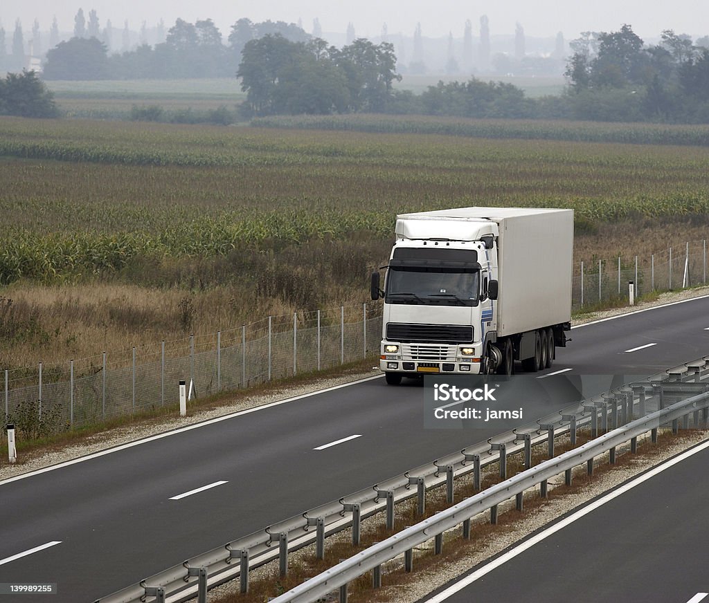 Weiße LKW - Lizenzfrei Anhänger Stock-Foto