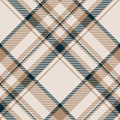 istock Plaid pattern vector. Check fabric texture. Seamless textile design for clothes, paper print. 1399892781
