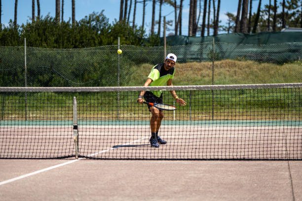 istock Tennis player performing a drop shot 1399893595
