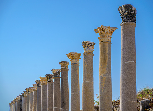 Ruins Of Ancient City Perge In Antalya