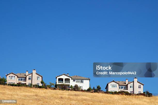 Houses On A Hill Stock Photo - Download Image Now - Cityscape, Elegance, Fashion