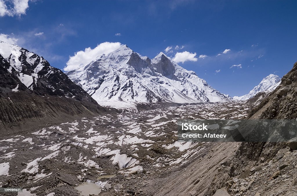 氷河 Gangotri ,インド - アジア大陸のロイヤリティフリーストックフォト