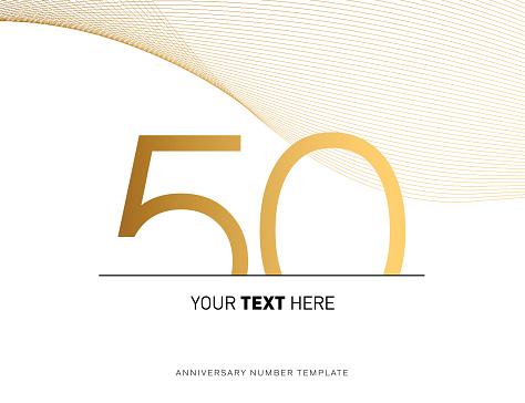 Abstract number template. Anniversary number template isolated, anniversary icon label, anniversary symbol stock illustration