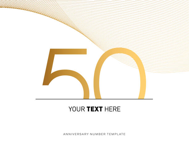 Abstract number template. Anniversary number template isolated, anniversary icon label, anniversary symbol stock illustration Abstract number template. Anniversary number template isolated, anniversary icon label, anniversary symbol stock illustration number 50 stock illustrations