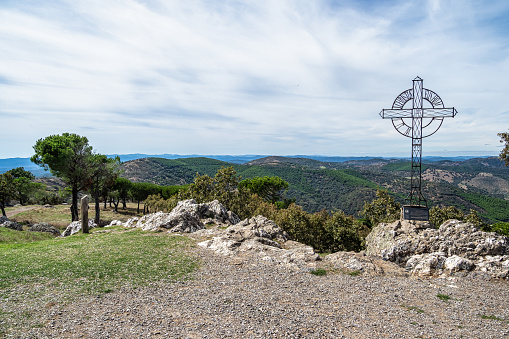 The summit cross of the popular excursion destination \