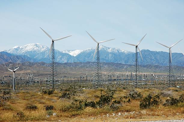 Power Windmills stock photo